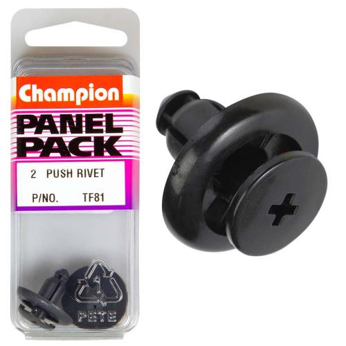 Champion Push Rivet Pack of 2 TF81