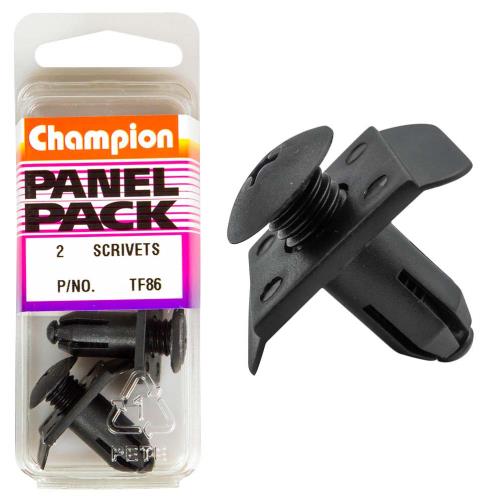 Champion Scrivets Black 2 pack