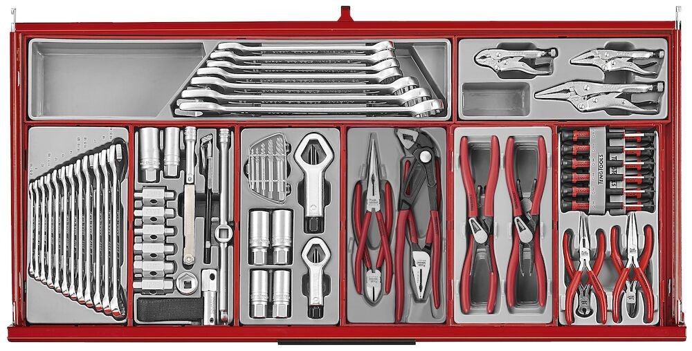 Teng 663pc Pro35 37in Roller Cabinet Tool Kit - Red