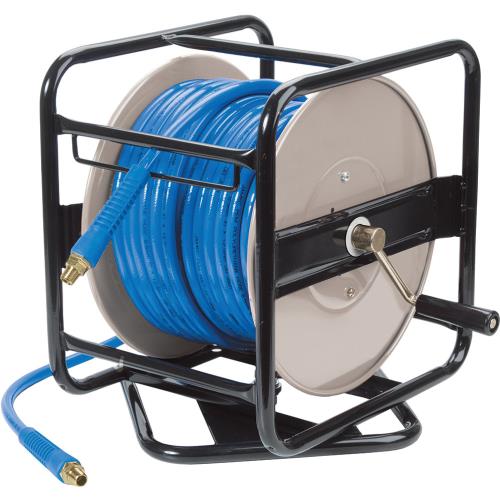 ITM Manual Air Hose Reel 8mm x 30M PVC Air Hose w/ Fittings