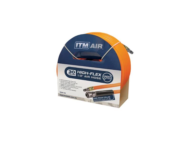 ITM Air Hose, 12.5mm (1/2in) x 30M Hybrid Polymer Air Hose