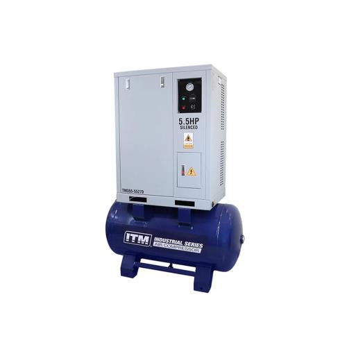 ITM Air Compressor, Silenced Cabinet 3 Phase, 5.5hp, 270L