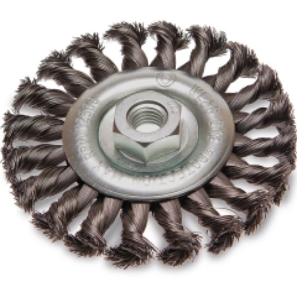 ITM Twist Knot Wheel Brush Steel 100mm