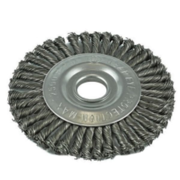 ITM Twist Knot Pipeline Wheel Brush Steel 125mm