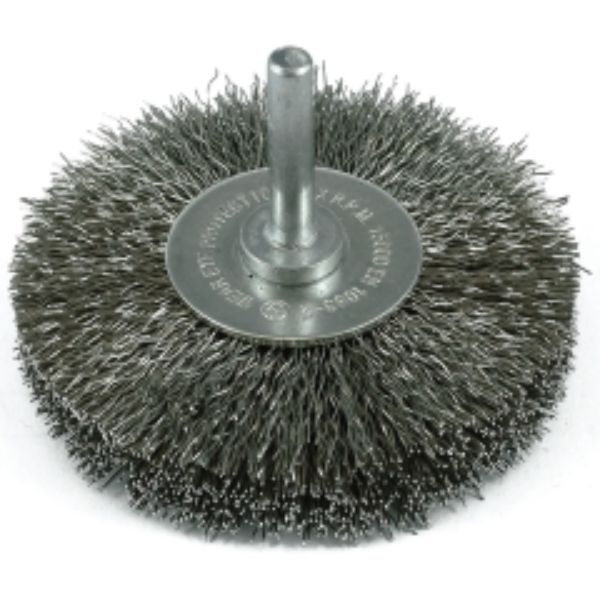 ITM 1/4 inch Shank Crimped Wire Wheel Brush Hss 40 X 11mm