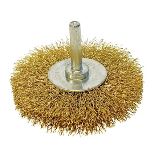 ITM Crimp Wire Wheel Brush Brass High Speed 75x18mm