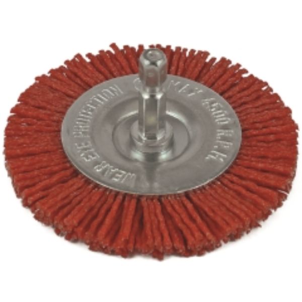 ITM Nylon Spindle Mounted Wheel Brush 50mm