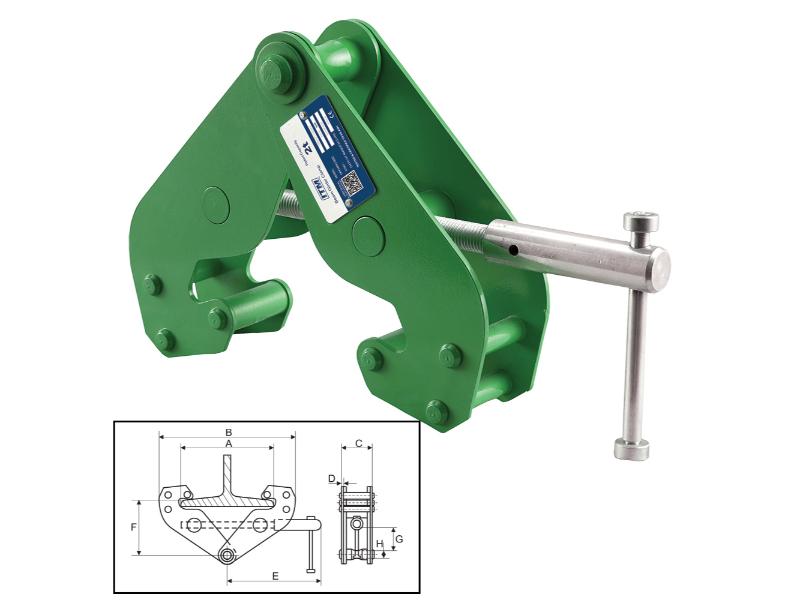 ITM Beam Clamp-2 Ton-230mm Beam Width