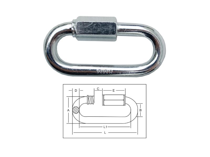 ITM Quick Link-Electric Galvanised-5mm