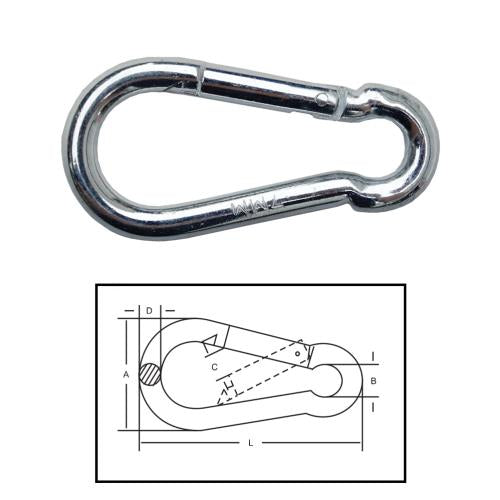 ITM Snap Hook-Electric Galvanised-5mm