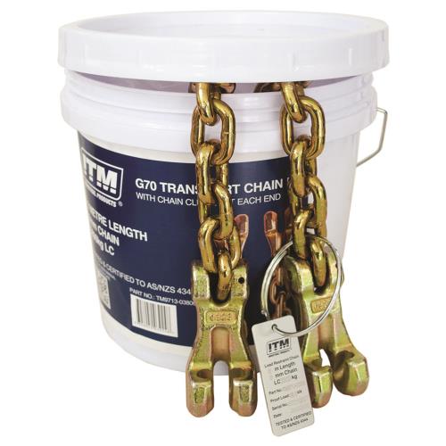 ITM G70 Transport Chain - 3.8 Ton Lashing Cap. - 6M Length