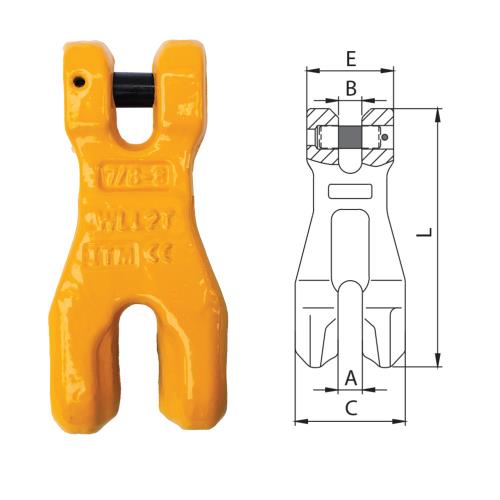 ITM G80 Clevis Shortening Clutch-7-8mm Chain