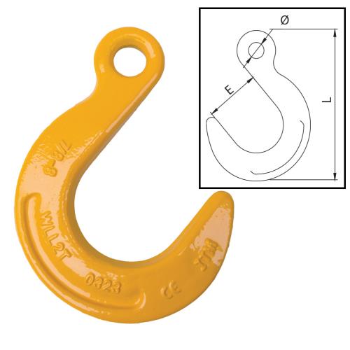 ITM G80 Eye Foundry Hook-7-8mm Chain