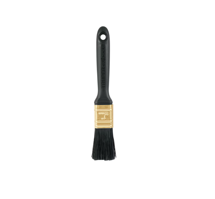 Truper Paint Brush Plastic Handle Synthetic Bristle 25mm