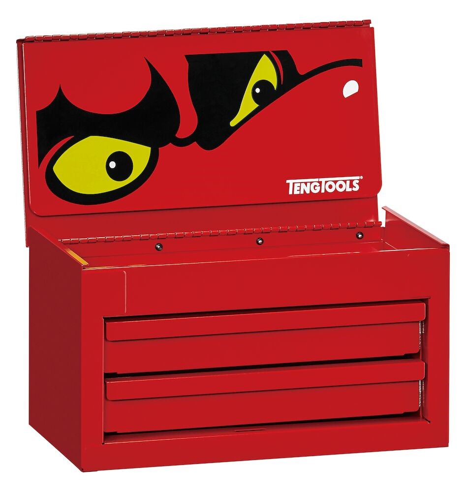 Teng Pro35 11in Tool Chest 2 Drawers Red