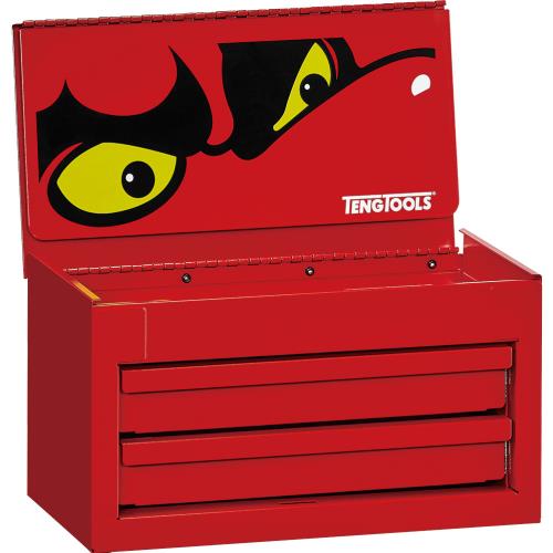 Teng Pro35 11in Tool Chest 2 Drawers Red