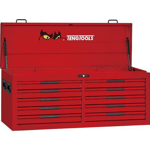 Teng Pro35 53in Tool Chest 10 Drawers Red