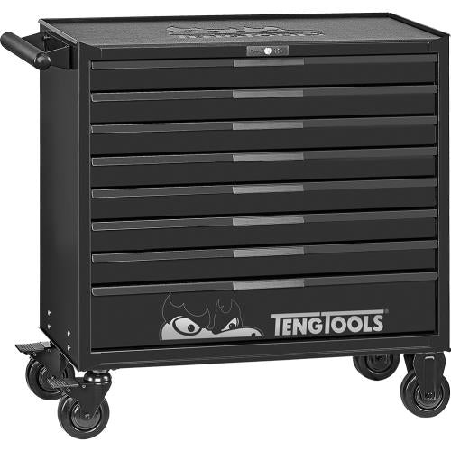 Teng Pro35 37in Roller Cabinet 8 Drawers Black