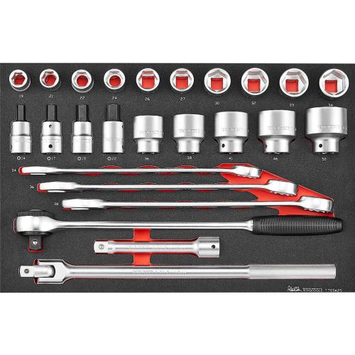 Teng 25pc Metric 6-Point Socket & Spanner Set