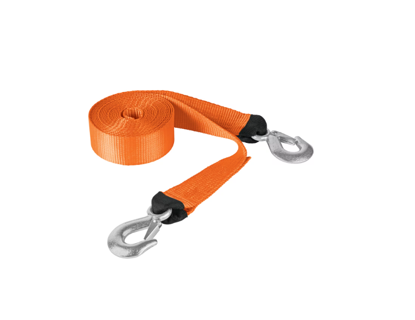 Truper Tow Strap Duraweb 5.8m x 48mm Strap with Hooks #18344