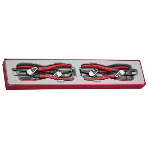 Teng 4Pc 9In Circlip Plier Set - Ttx-Tray