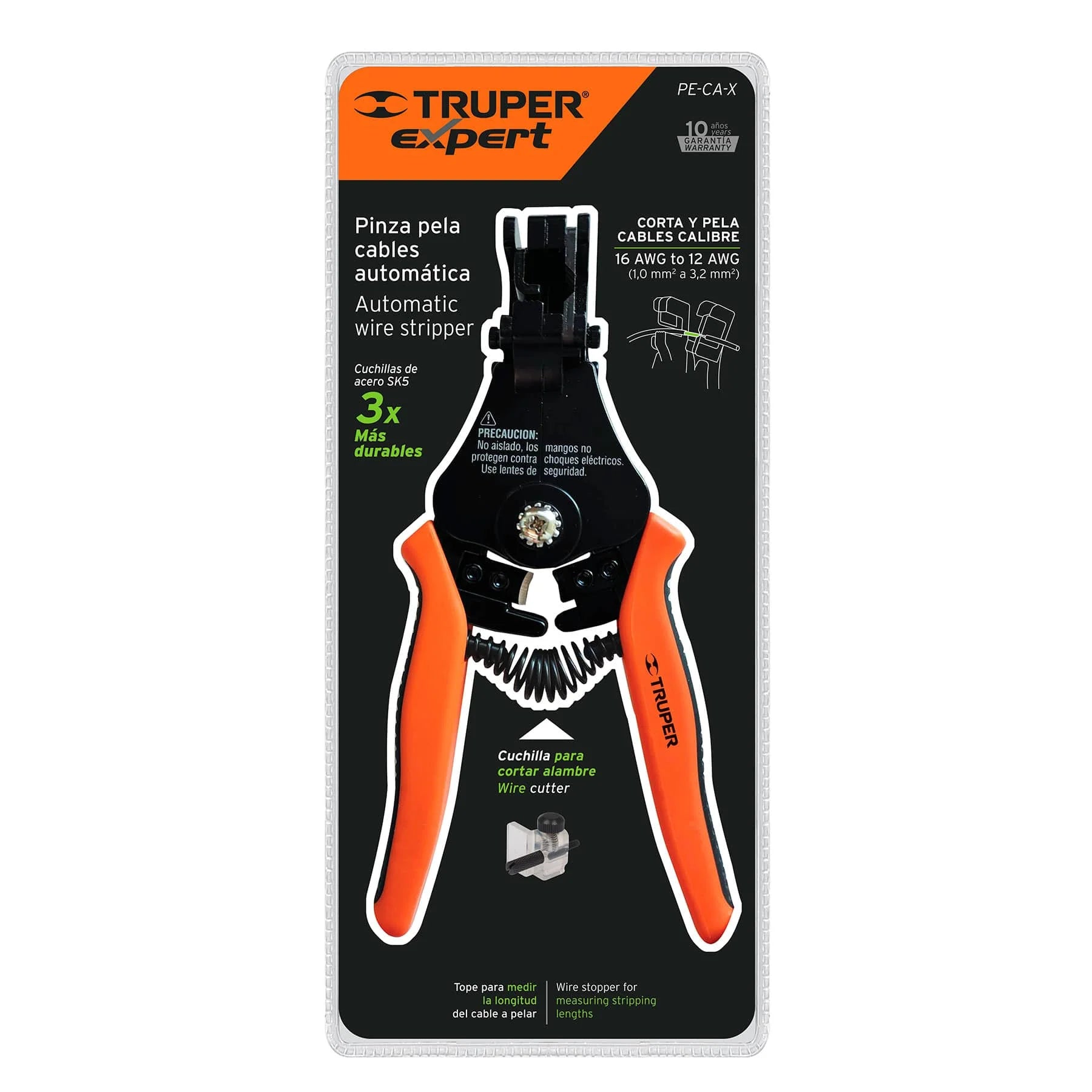 Truper Wire Stripping Plier - Self Adjusting