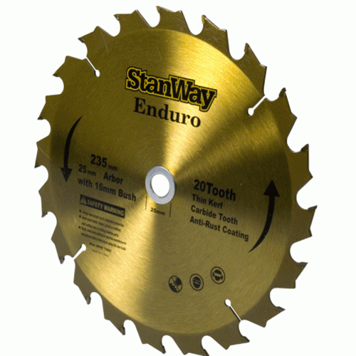 STANWAY #210mm x 40t 16-25mm ENDURO CIRC SAW BLADE