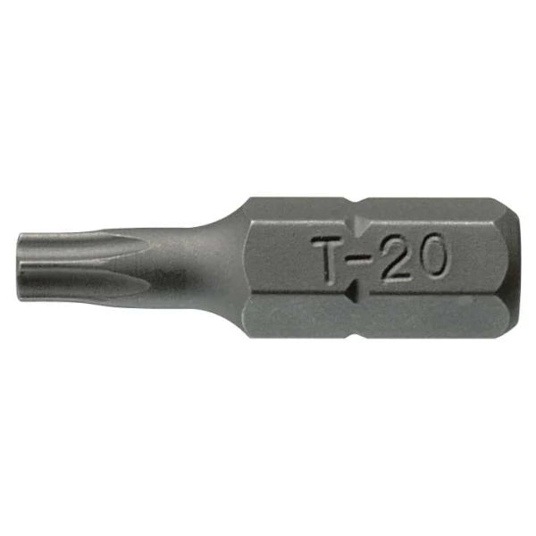 TEng Tools 100PC 1/4IN HEX TX20 TX BIT 25MM (*)
