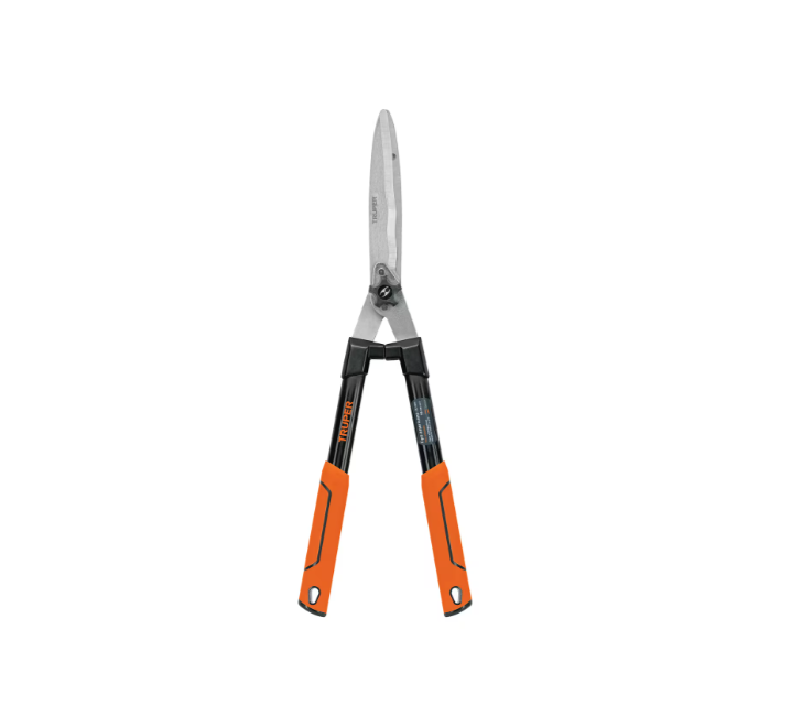 Truper Hedge Shear Wavy Blade with Wood Handles