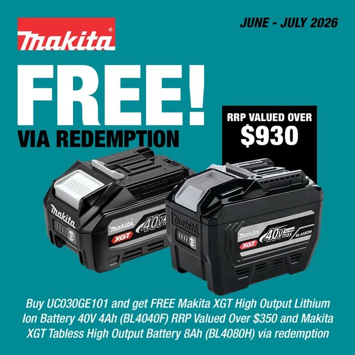 Makita 40Vmax XGT Brushless 50cm 20 inch Chainsaw 8.0Ah Kit