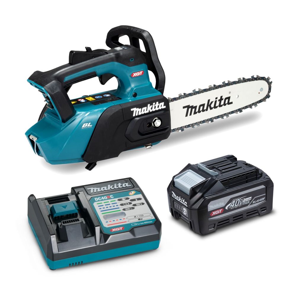 Makita 40VMAX XGT BL 10" CHAINSAW with 4040F battery