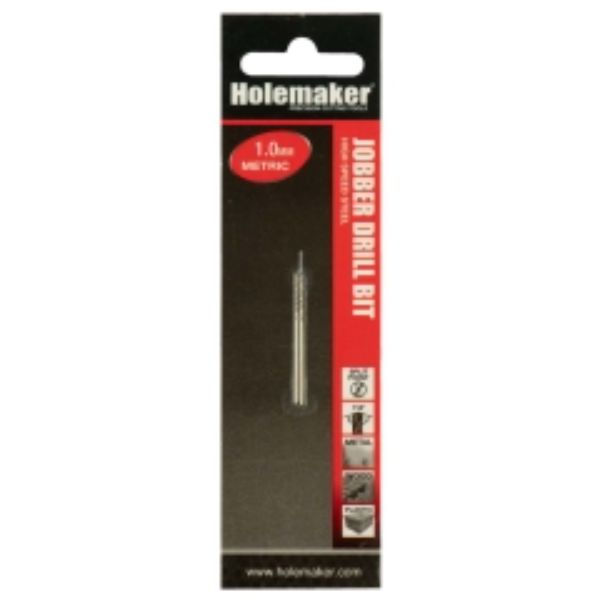 Holemaker Jobber Drill 1.0mm - 2Pc Carded