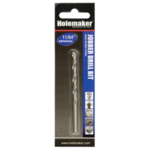 Holemaker Jobber Drill 11/64In - 1Pc Carded