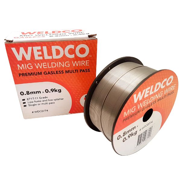 Weldco Mig Welding Wire 0.8mm X 0.9Kg Gasless