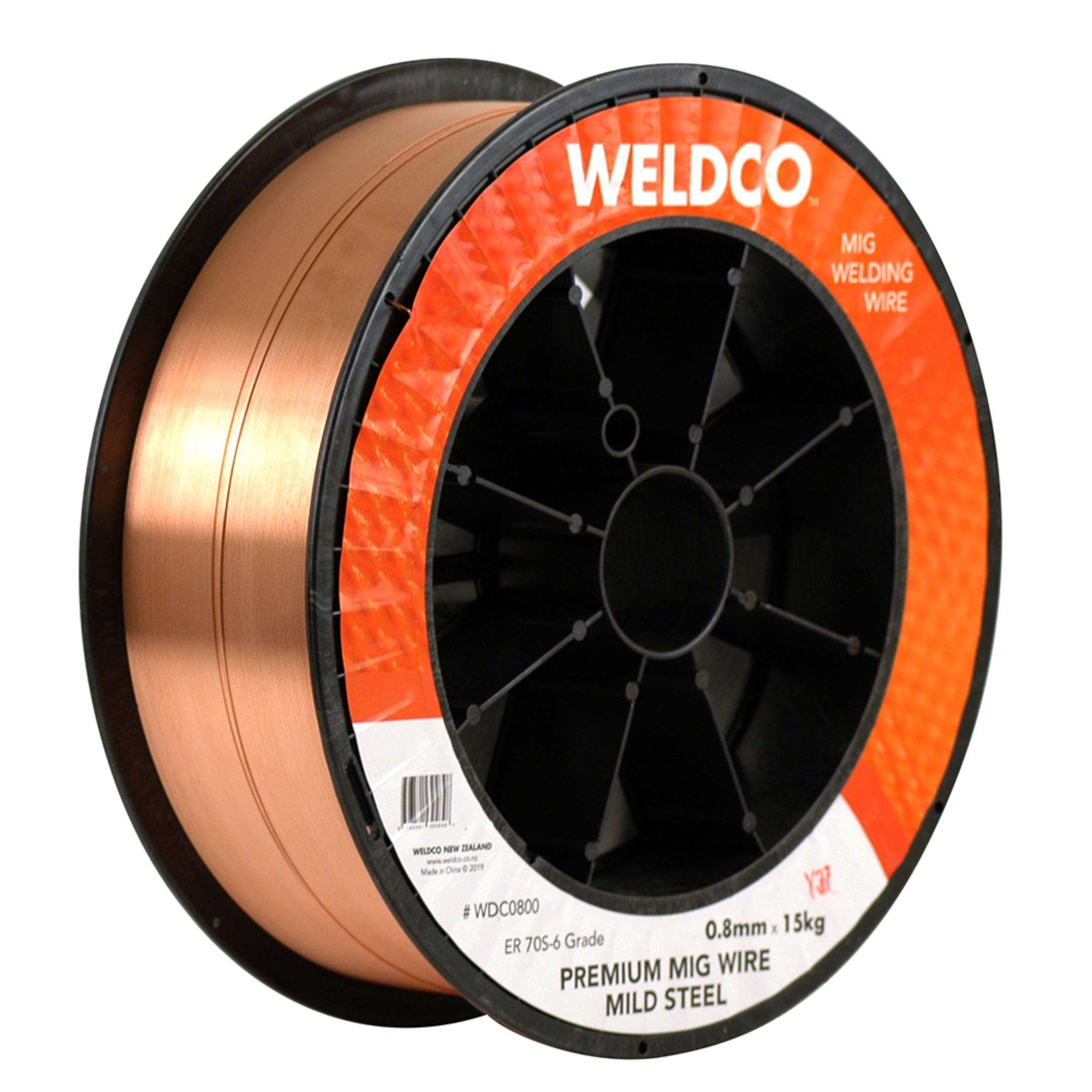 WELDCO MIG WIRE M/S 1.0MM X 15KG GAS SHEILD