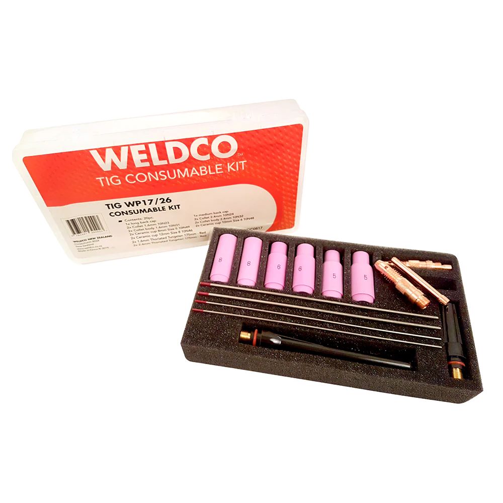 Weldco Tig Torch Consumable Kit – Tig Wp17/26