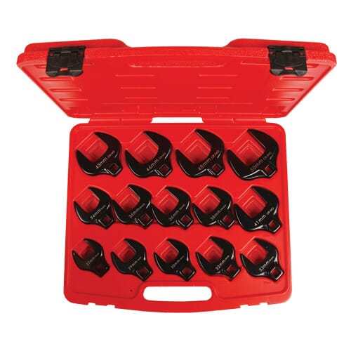 T42573 CROWSFOOT WRENCH SET 1 2in DR 14PC