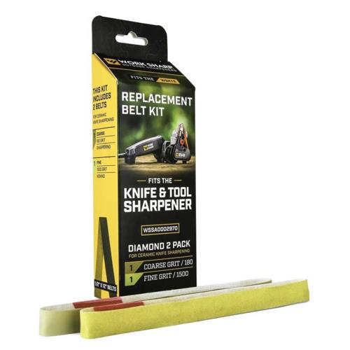 Worksharp Belt Pack 2pc 180 and 1500 Diamond G Micromesh WSKTS