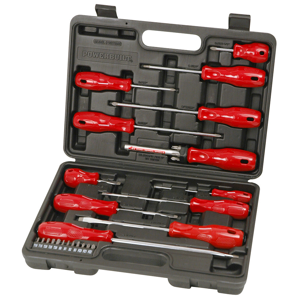 Powerbuilt Screwdriver Set 31Pc