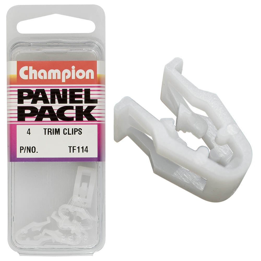 Champion Instrument Panel Clip White 4pk