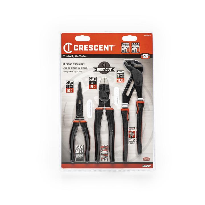 Crescent 3 PC Z2 MIXED DUAL MATERIAL PLIER SET