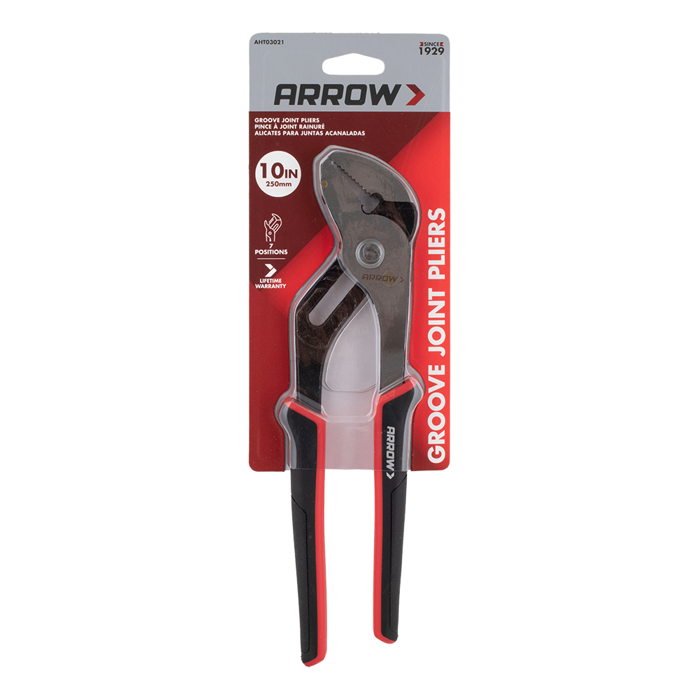 ARROW 250mm Straight Jaw Groove Joint Plier