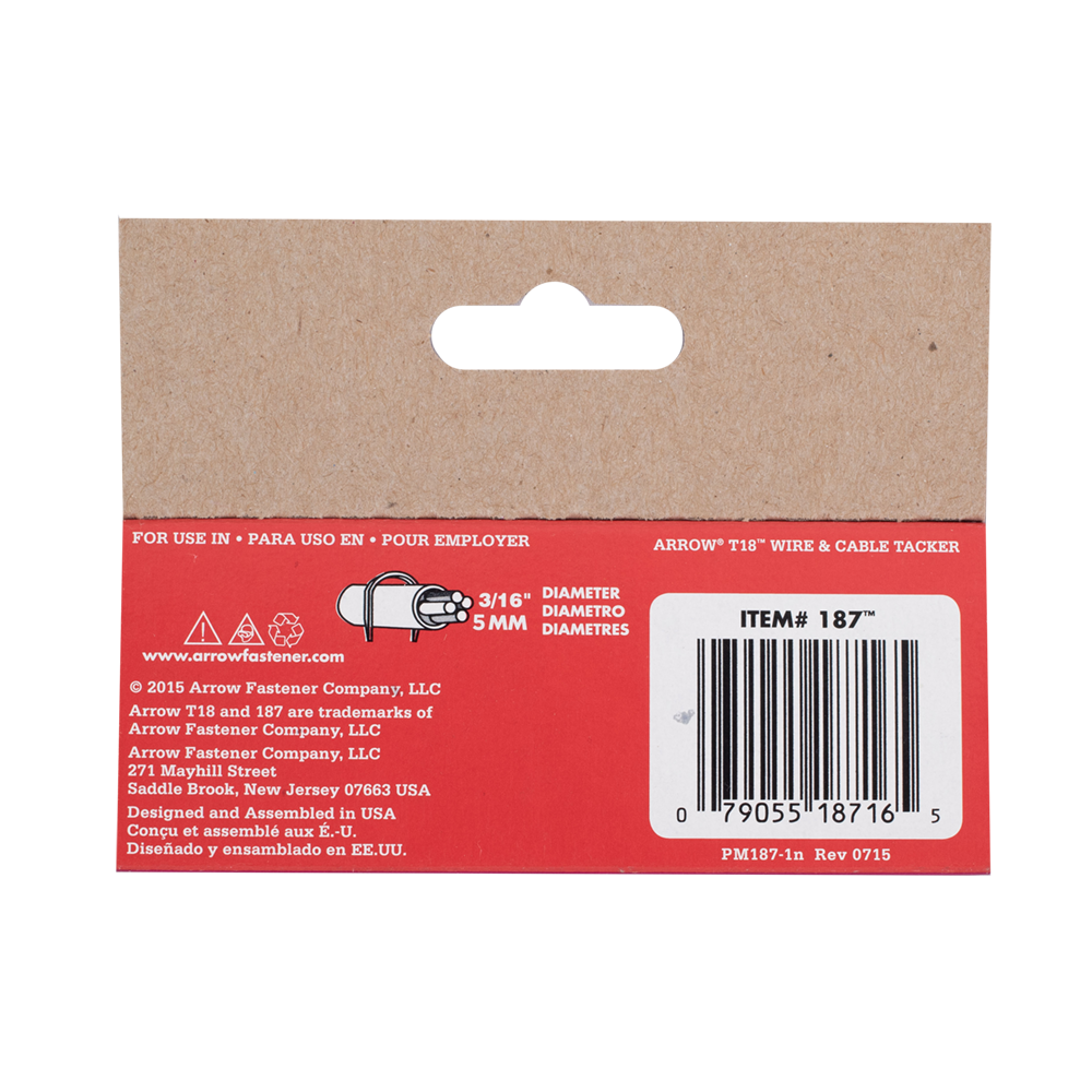 ARROW T18 11mm Staples - 1000pcs