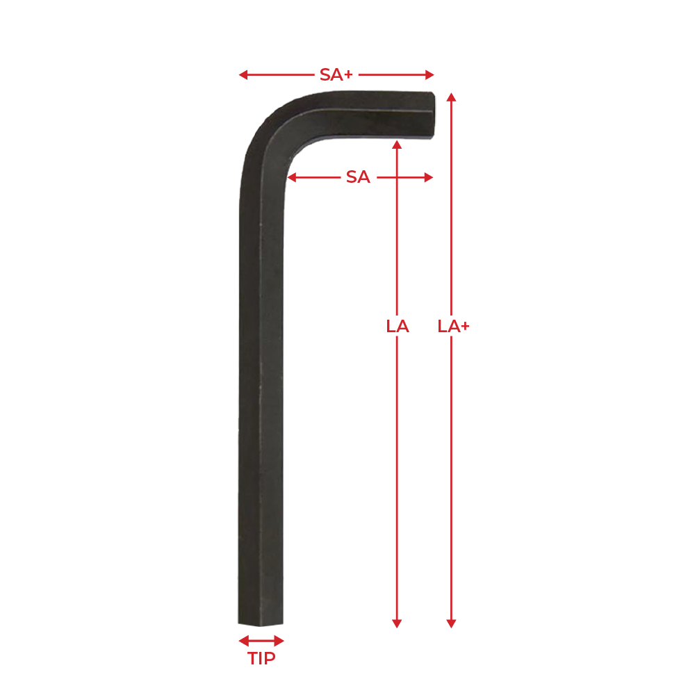 EKLIND 17mm Hex-L Key Short - 156mm x 61mm