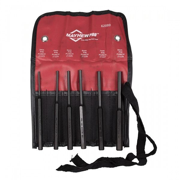 MAYHEW #62080 PIN PUNCH SET - 6pc