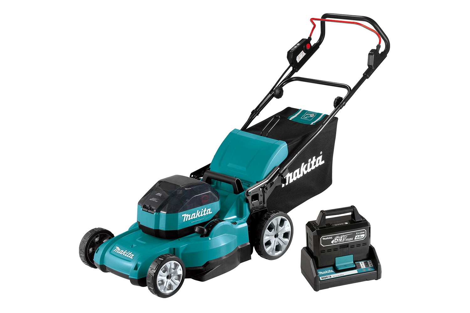 Makita 64Vmax Brushless 480mm 18in Lawn Mower