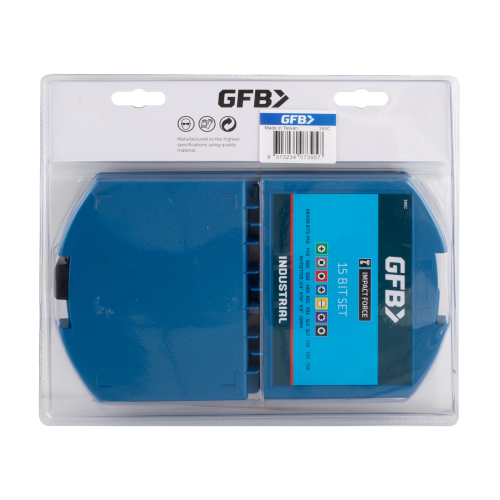 GFB 15pc Screwdriver Bit Set