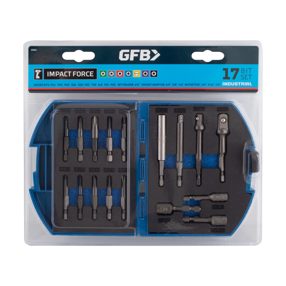 GFB 17pc Screwdriver Bit Set