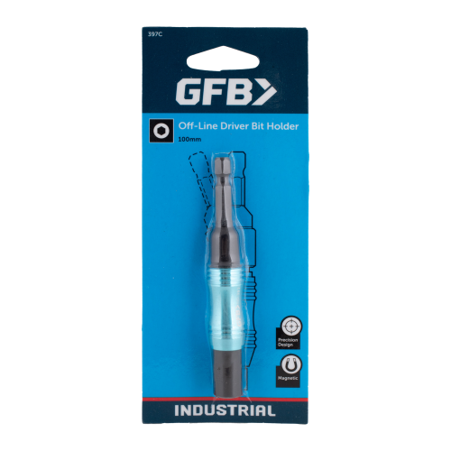GFB off-line driver bit holder packaging on a white background