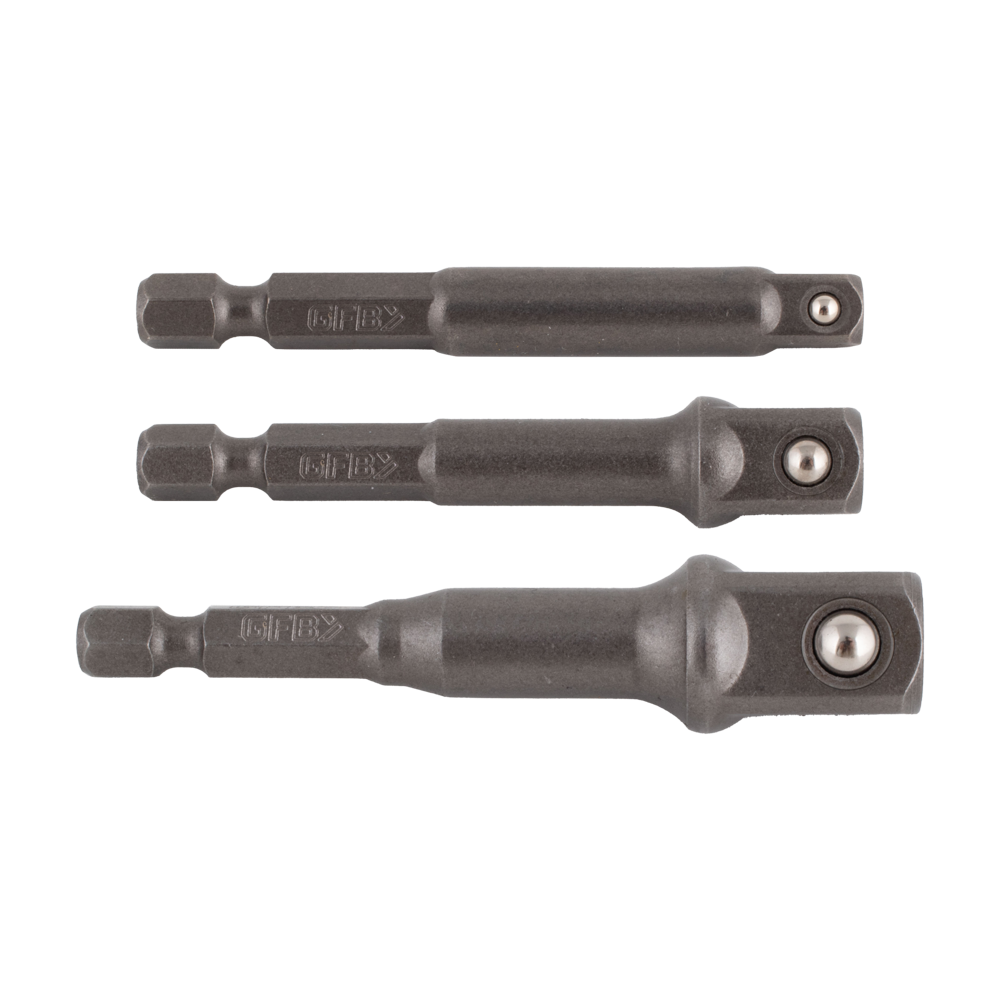 GFB 3pc Socket Adaptor Set (1/4, 3/8, 1/2 inch)